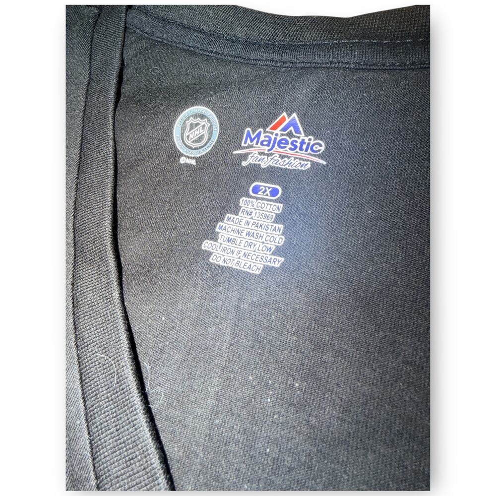NWT NHL Anaheim Ducks Glitter Logo Tee – Women’s 2X - Picture 7 of 7